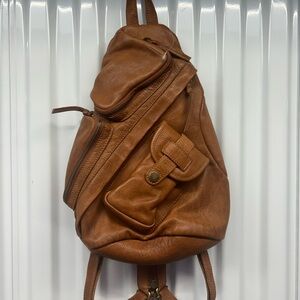 We The Free Sparrow Convertible  Leather Sling Bag